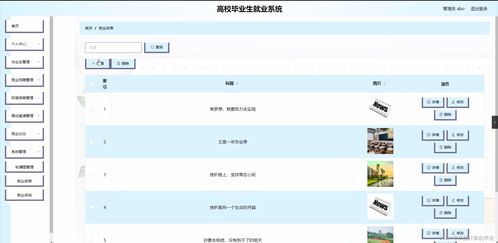 Spring Boot高校畢業(yè)生就業(yè)系統(tǒng)設(shè)計(jì)與實(shí)現(xiàn)